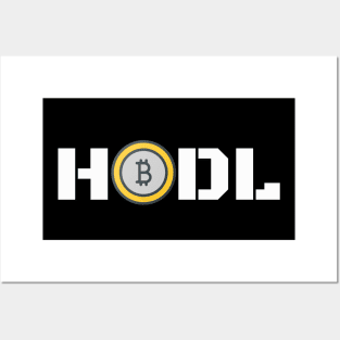 Bitcoin HODL Gift Posters and Art